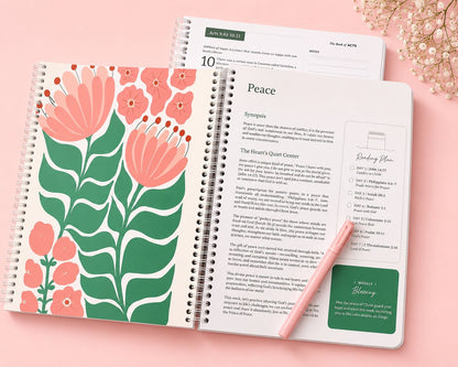 52 week Bible study plan with reading guide for women