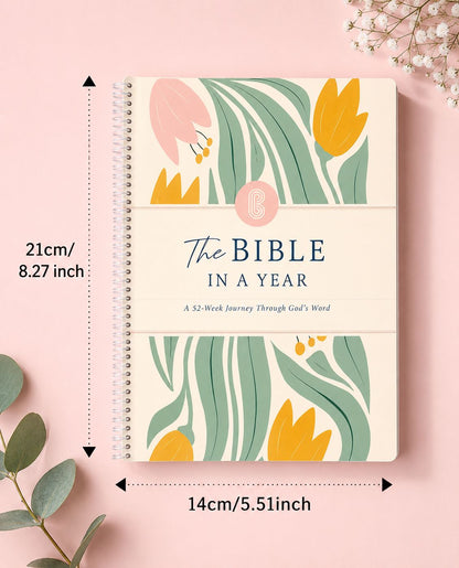 52 week Bible study plan with reading guide for women
