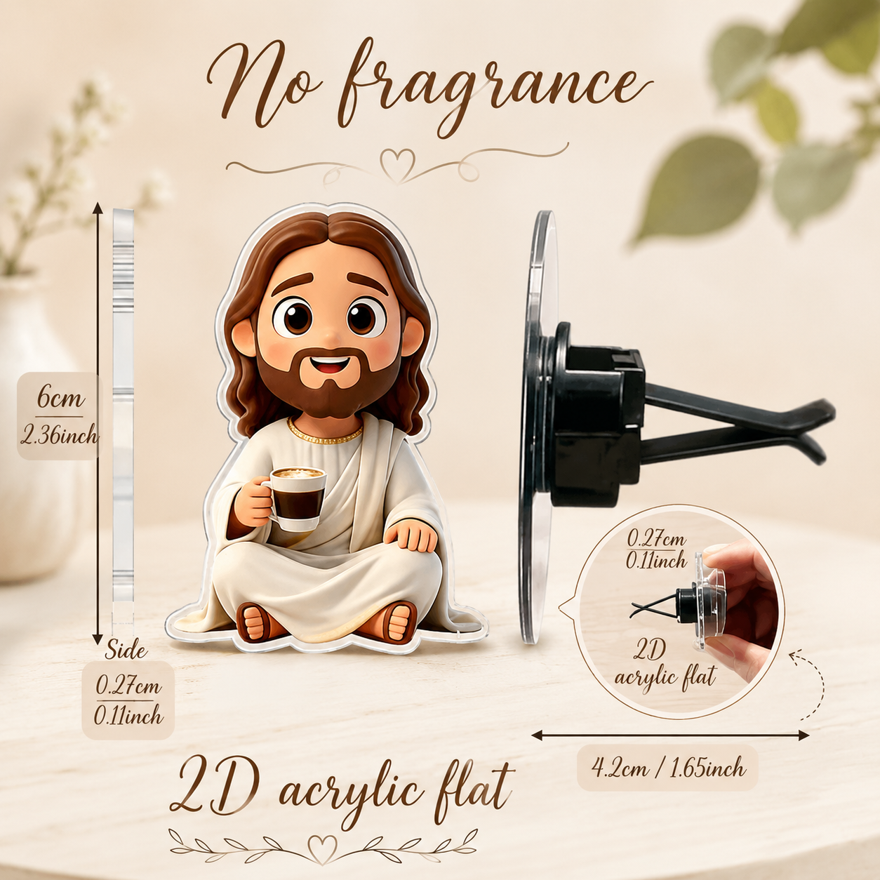 Jesus Car Ornament