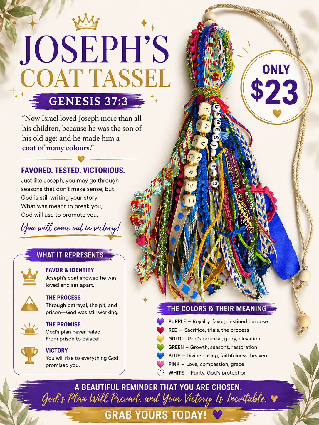 Bible/Book tassles